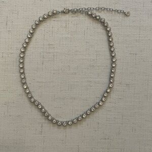 Chico's - Silverstone Tennis Necklace (NWT)
